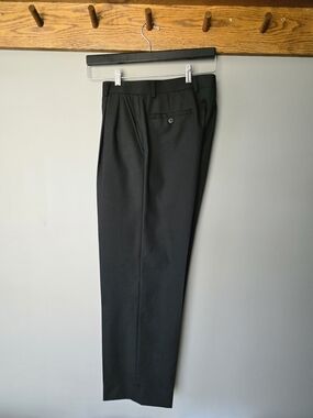 Pronto Uomo Black Men’s Formal Dress Pants. 30" Waist. Altered To 30" Inseam